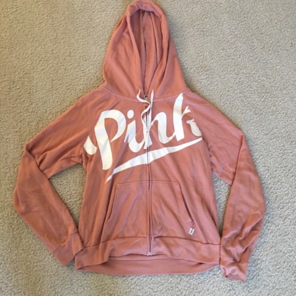 Vs Pink zip up hoodie